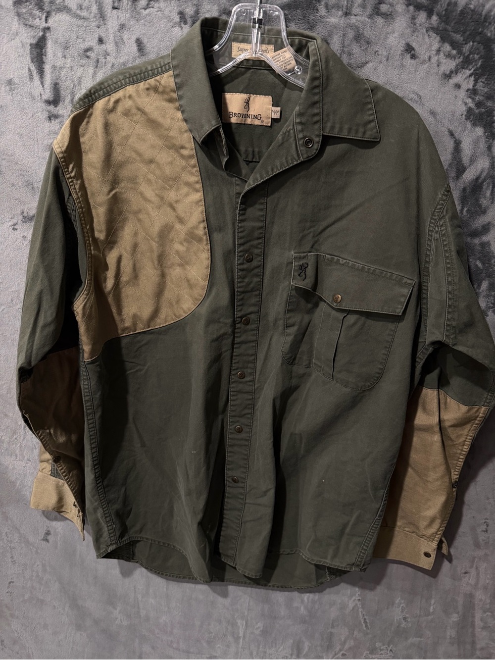 Browning Olive & Tan Hunting Field Shirt Jacket
